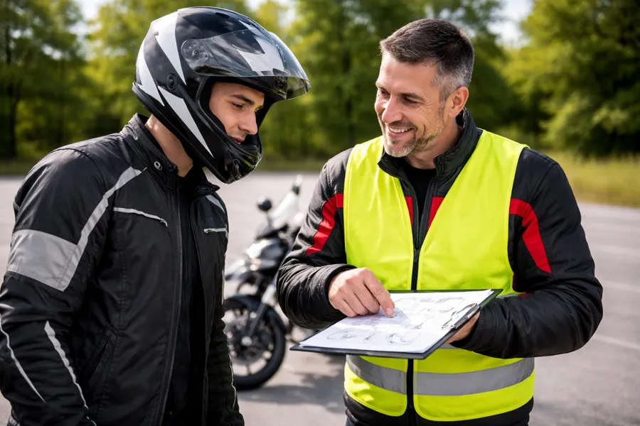 Motorrad Fahrstunde für Neulenker